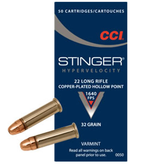 CCI 22LR 32GR STINGER CPHP 50/100 - Ammunition